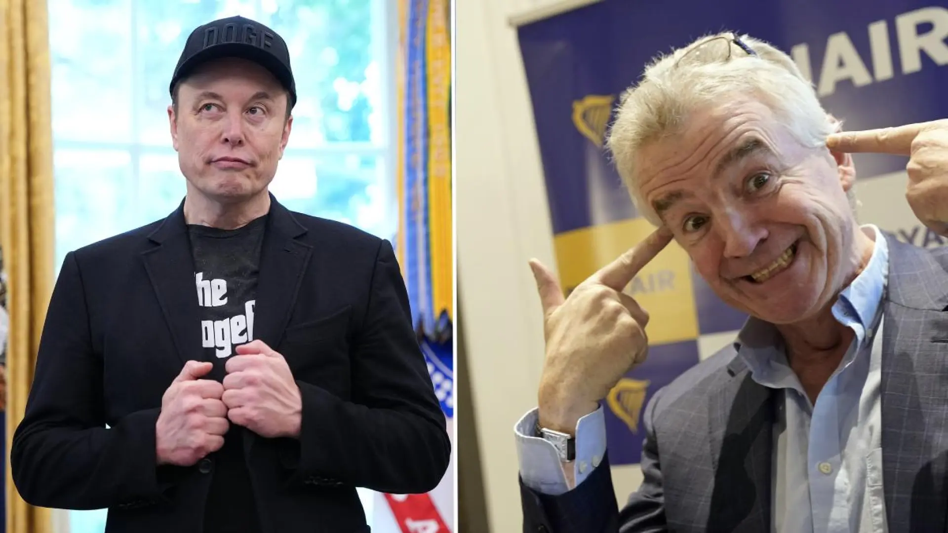 Elon Musk pregunta en X tras un enfrentamiento con el CEO de Ryanair, ¿debería comprarle la empresa?