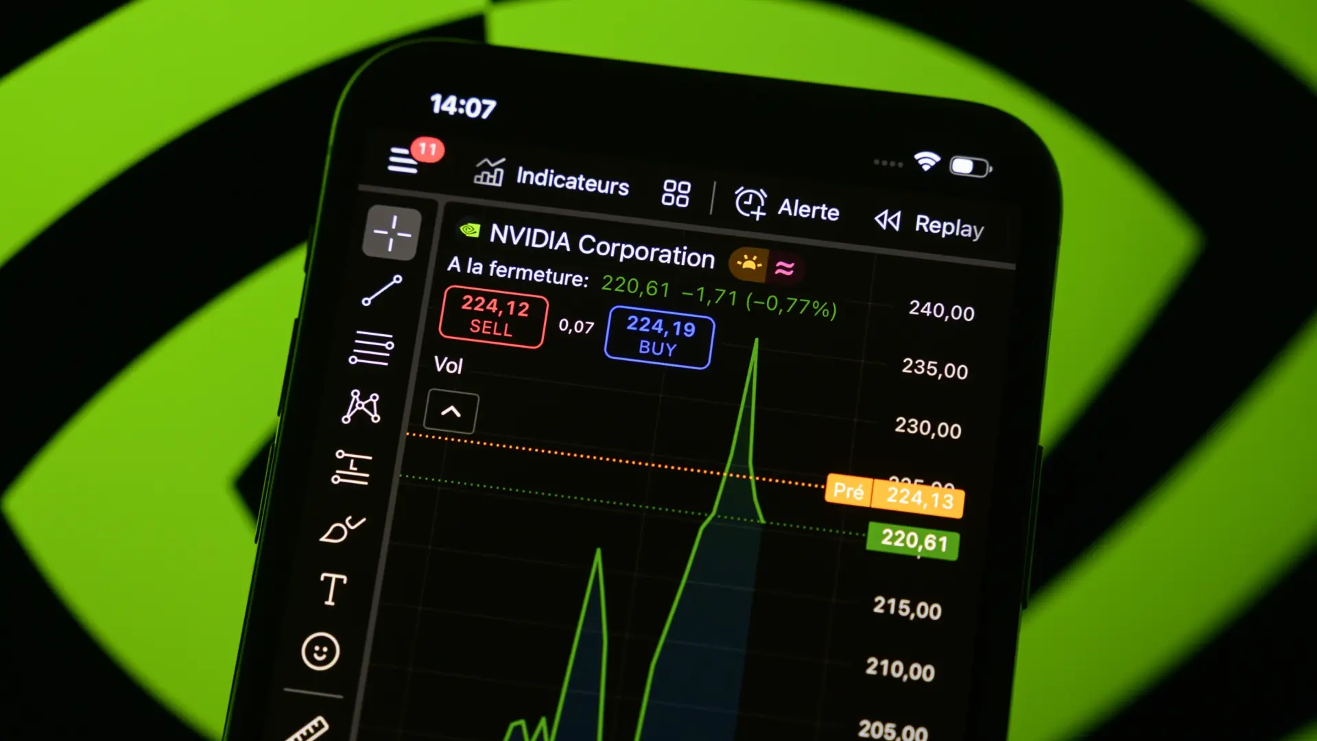 Nvidia suma 442.000 millones en una jornada y firma la segunda mayor subida de la historia