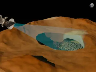 La claraboya de Venus en la región de Nyx Mons revela una cueva subterránea, que se cree que es un tubo de lava