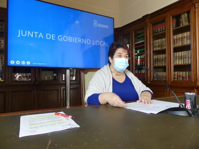 Clara Luquero, alcaldesa de Segovia.