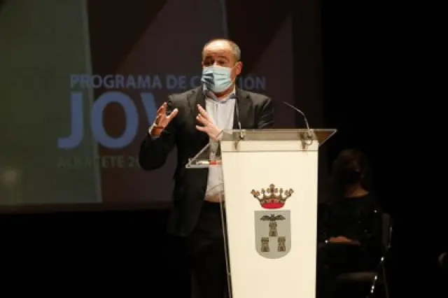 Emilio Sáez, alcalde de Albacete.